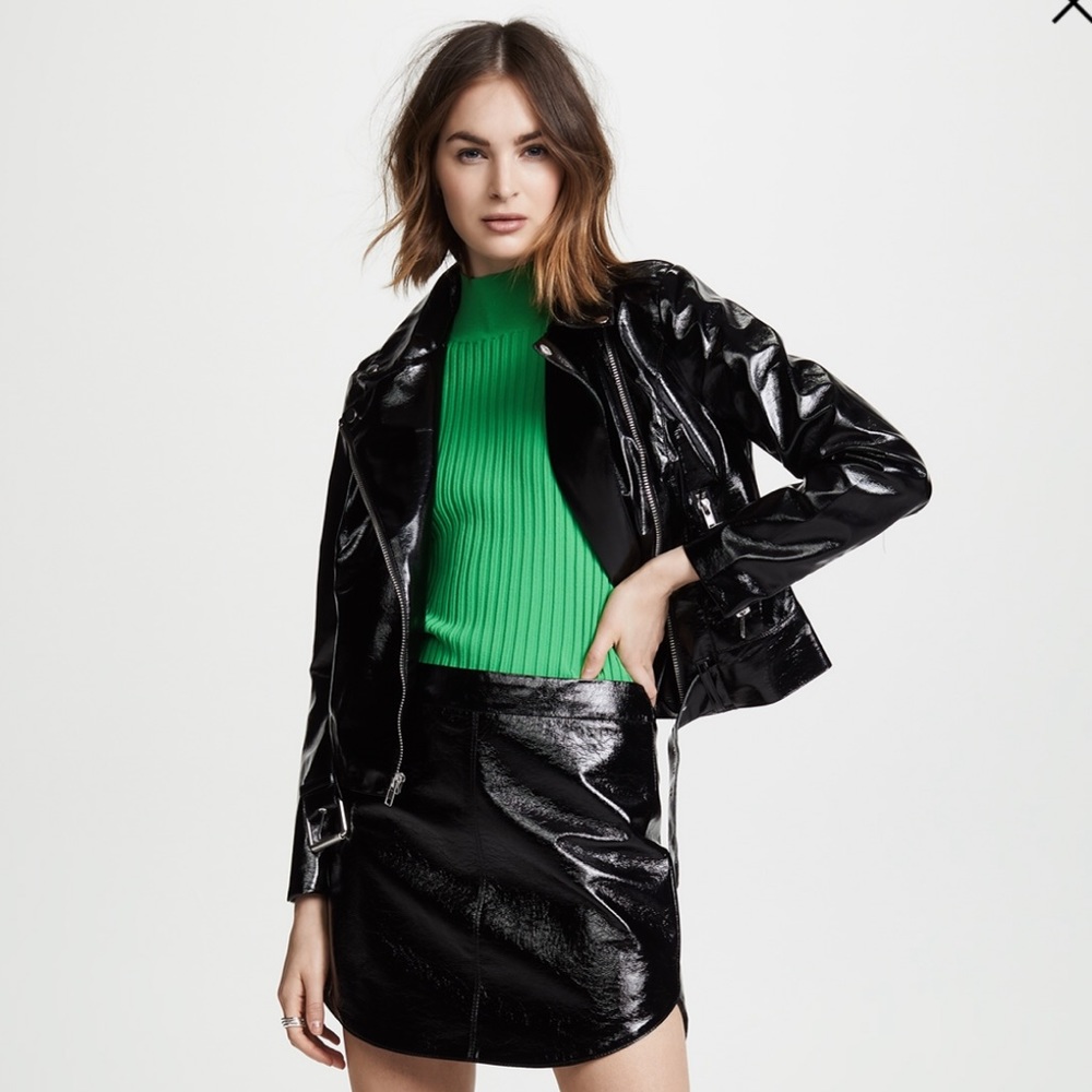 BB Dakota Vinyl Moto Jacket!!